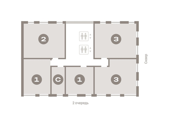 
   Продам 2-комнатную, 78.15 м², Авиатор, дом 3

. Фото 6.