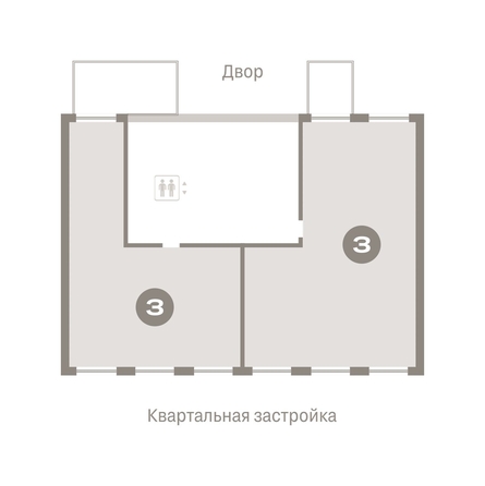 
   Продам 3-комнатную, 124.98 м², Европейский берег, дом 49

. Фото 1.