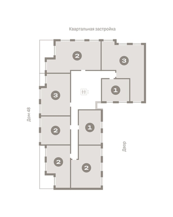 
   Продам 2-комнатную, 101.37 м², Европейский берег, дом 49

. Фото 1.