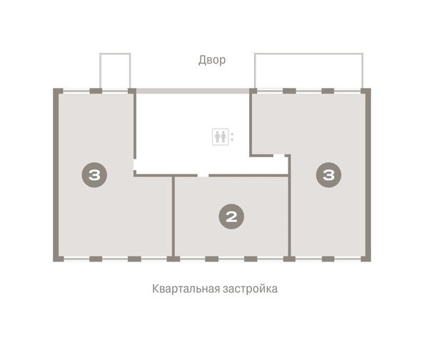 
   Продам 3-комнатную, 124.98 м², Европейский берег, дом 49

. Фото 1.
