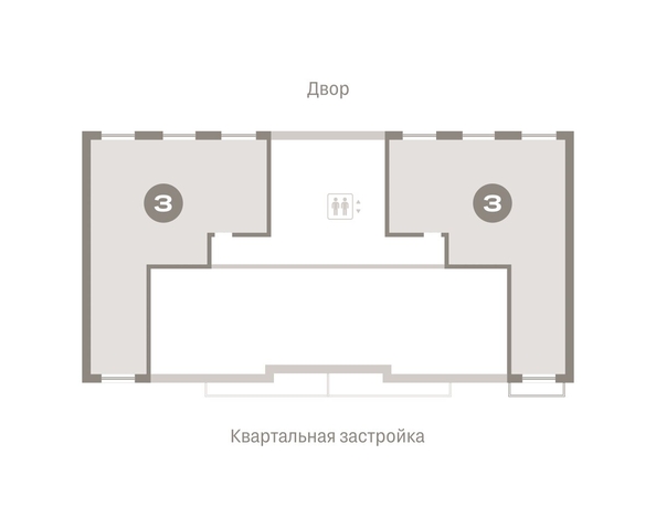 
   Продам 3-комнатную, 78.88 м², Европейский берег, дом 49

. Фото 1.