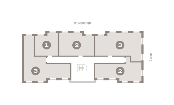 
   Продам 2-комнатную, 70.16 м², Авиатор, дом 3

. Фото 6.