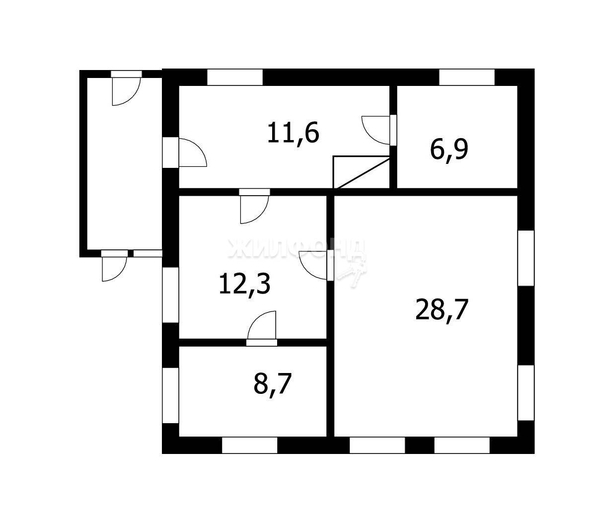 
   Продам дом, 67.9 м², Сокур

. Фото 18.