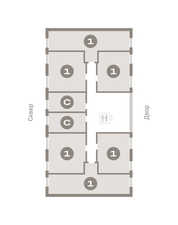 
   Продам 1-комнатную, 41.13 м², Пшеница, дом 4

. Фото 12.