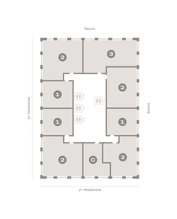 
   Продам 3-комнатную, 90.48 м², Мылзавод, дом 9

. Фото 1.