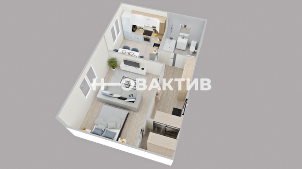 
  Продается 1-комн. квартира, 40.3 м², Плахотного ул, д. 72
. Фото 5.