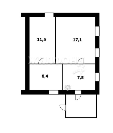 
   Продам дом, 44 м², Новосибирск

. Фото 15.