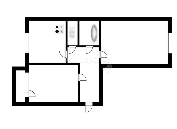 
   Продам 2-комнатную, 56.6 м², Республиканская ул, 10

. Фото 1.