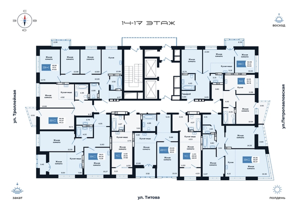 
   Продам 3-комнатную, 68.59 м², Салют, дом 2

. Фото 1.