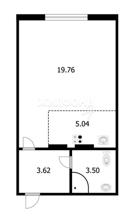 
   Продам студию, 32.5 м², Татьяны Снежиной ул, 41

. Фото 1.