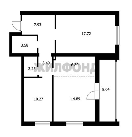 
   Продам 3-комнатную, 67.2 м², 3-й микрорайон, 15

. Фото 15.