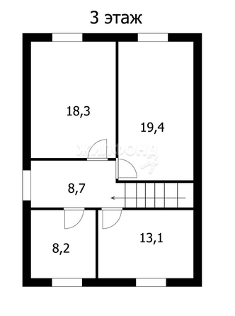 
   Продам дом, 212.9 м², Новосибирск

. Фото 50.