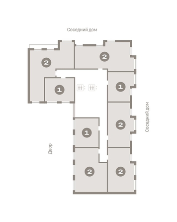 
  Продается 2-комн. квартира, 57.5 м², ЖК Лебедевский квартал, дом 1
. Фото 16.