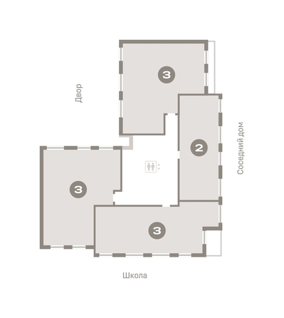 
   Продам 3-комнатную, 102.5 м², Лебедевский квартал, дом 1

. Фото 16.