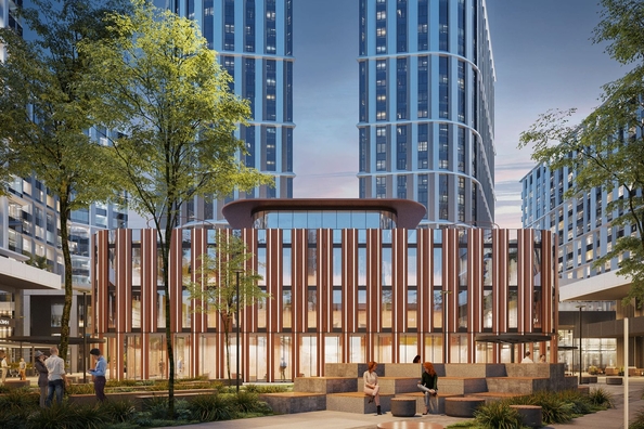 
  Продается 1-комнатный апартамент, 42.91 м², БЦ АЭРОН, Бизнес-центр класса А
. Фото 4.