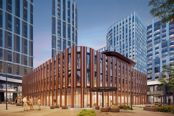 
  Продается 1-комнатный апартамент, 42.91 м², БЦ АЭРОН, Бизнес-центр класса А
. Фото 8.