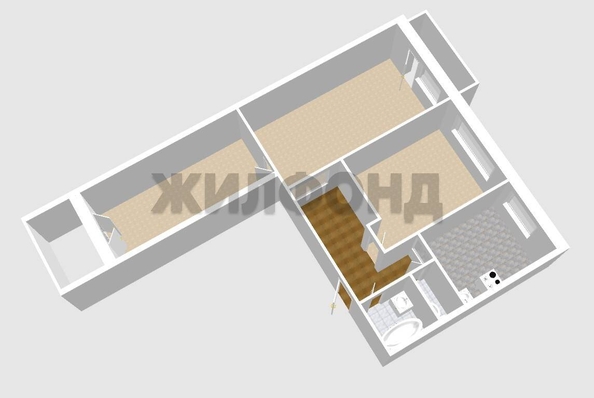 
   Продам 3-комнатную, 62.4 м², Саввы Кожевникова ул, 1/1

. Фото 19.