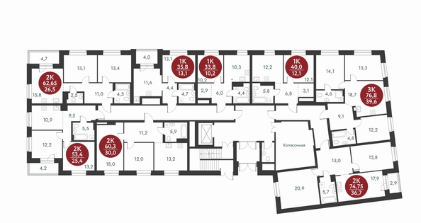 
  Продается 1-комн. квартира, 39.9 м², ЖК Скандинавские кварталы, дом 1
. Фото 2.