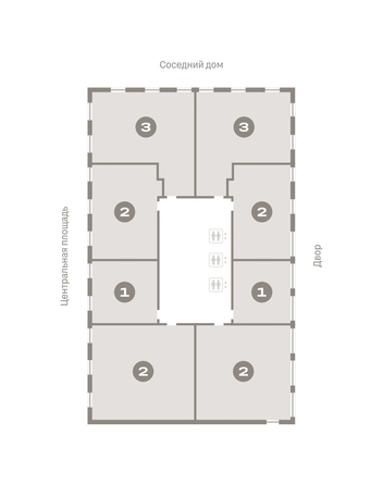 
   Продам 3-комнатную, 88.27 м², Европейский берег, дом 45

. Фото 1.