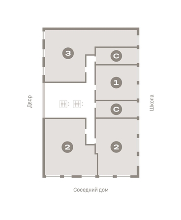 
   Продам 1-комнатную, 50.39 м², Европейский берег, дом 45

. Фото 1.