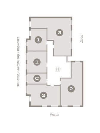 
   Продам 3-комнатную, 90.2 м², Лебедевский квартал, дом 1

. Фото 16.