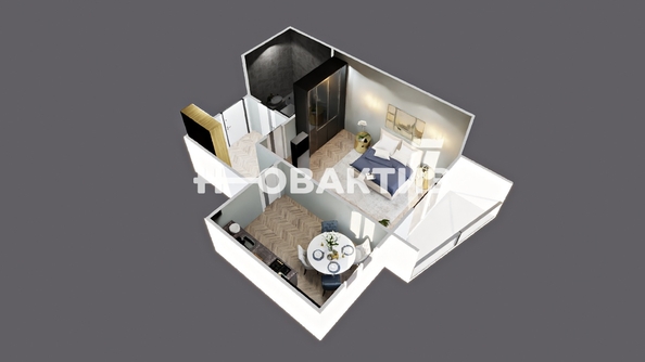 
   Продам 1-комнатную, 39.3 м², 

. Фото 32.