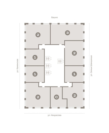 
   Продам 2-комнатную, 85.04 м², Мылзавод, дом 9

. Фото 1.