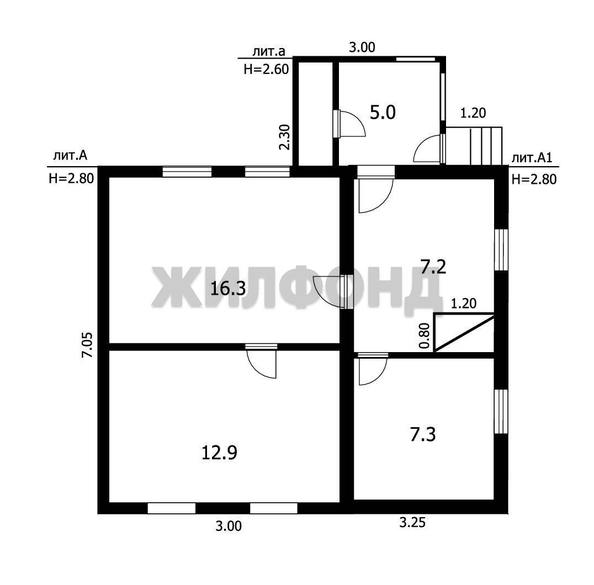
   Продам дом, 43.7 м², Толмачево село

. Фото 21.