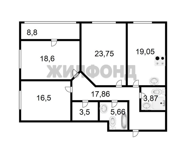 
   Продам 3-комнатную, 112.4 м², Державина ул, 77/2

. Фото 18.