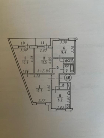 
   Продам 4-комнатную, 70.5 м², Зеленый б-р, 6

. Фото 10.