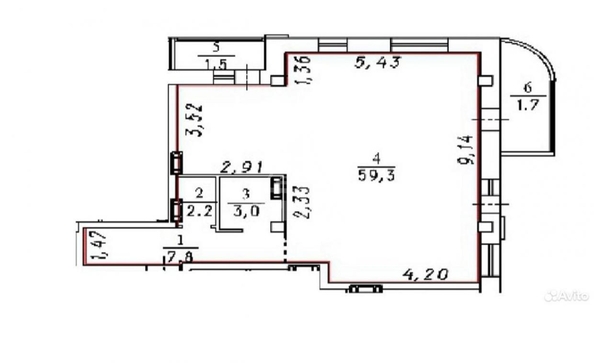 
   Продам 3-комнатную, 73 м², Линия 13-я ул, 37/2

. Фото 24.