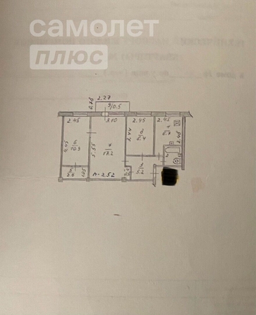 
   Продам 3-комнатную, 54.8 м², Мира пр-кт, 38А

. Фото 1.