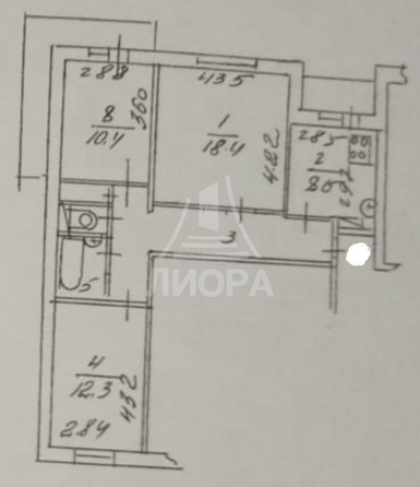 
   Продам 3-комнатную, 68.2 м², Рокоссовского ул, 12

. Фото 39.