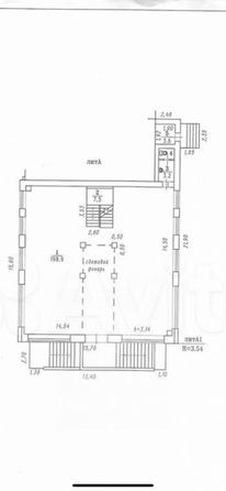 
   Сдам помещение свободного назначения, 205 м², Мира пр-кт, 38

. Фото 17.