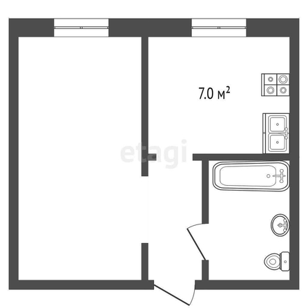 
   Продам 1-комнатную, 31 м², Циолковского ул, 4

. Фото 1.