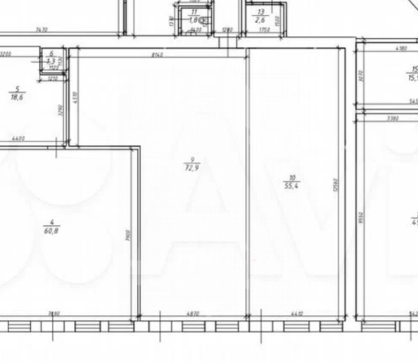 
  Сдается офис, 72.9 м², Дианова ул, д. 1Б
. Фото 8.