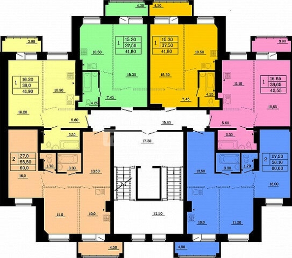 
  Продается 2-комн. квартира, 60.6 м², Малиновского ул, д. 16к1
. Фото 1.