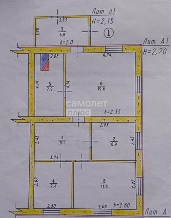 
  Продается дом, 62.8 м², деревня Гауф
. Фото 4.