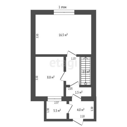 
  Продается 3-комн. квартира, 61.7 м², Республики ул, д. 45
. Фото 4.