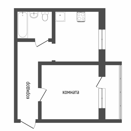 
  Продается 1-комн. квартира, 37.2 м², Дмитриева ул, д. 11
. Фото 5.