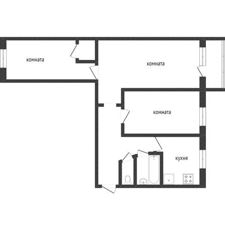 
  Продается 3-комн. квартира, 57.9 м², Сибмисовская ул, д. 14
. Фото 5.
