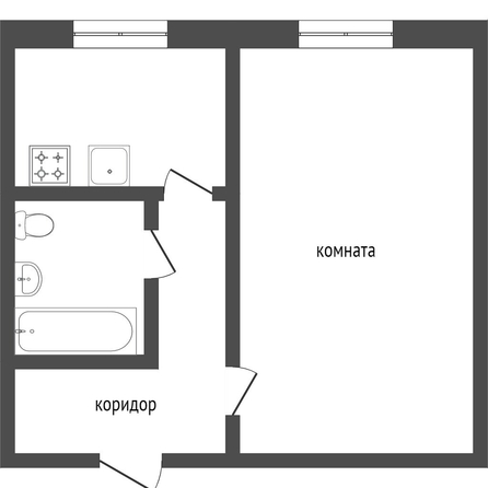 
  Продается 1-комн. квартира, 29.2 м², Бородина ул, д. 46Б
. Фото 5.