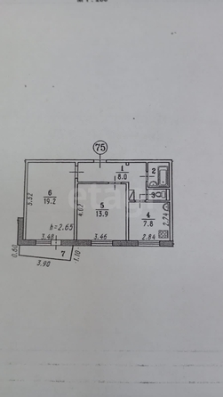 
  Продается 2-комн. квартира, 52.4 м², Северная 5-я ул, д. 197/1
. Фото 4.