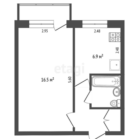 
  Продается 1-комн. квартира, 31.5 м², Силина ул, д. 9
. Фото 5.