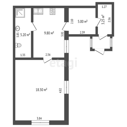 
  Продается 1-комн. квартира, 33.5 м², д. 15
. Фото 5.