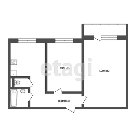 
  Продается 2-комн. квартира, 50.5 м², Ватутина ул, д. 28
. Фото 5.