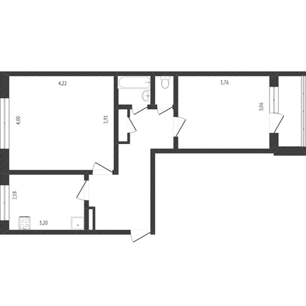 
  Продается 2-комн. квартира, 51.4 м², Волховстроя ул, д. 90
. Фото 5.
