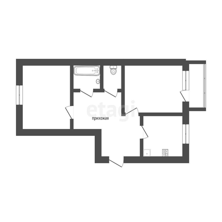 
  Продается 2-комн. квартира, 51 м², Николаева ул, д. 2
. Фото 5.