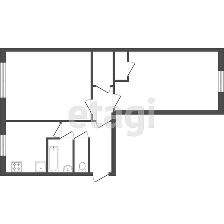 
  Продается 2-комн. квартира, 45.3 м², Дианова ул, д. 21А
. Фото 5.