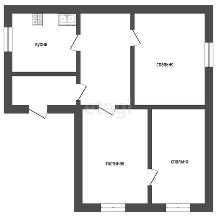 
  Продается дом, 70 м², Омск
. Фото 4.